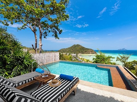 Oceanview Hillside Pool Villa