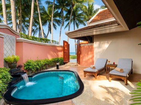 Exclusive Beachfront Garden Villa with Plunge Pool