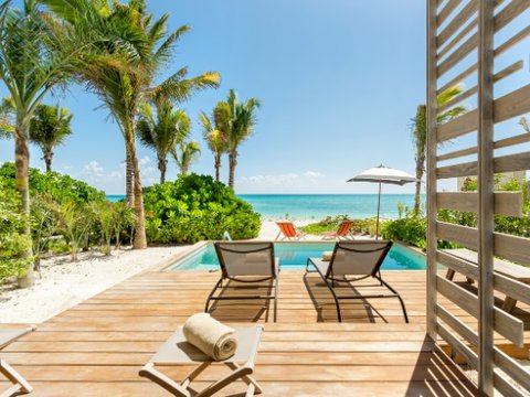 Beach front Bi Level Plunge Pool Suite