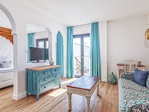 Junior Suite mit Terrasse und Blick Innenhof