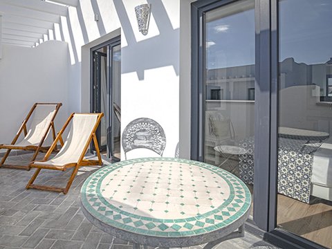 Junior Suite mit Terrasse und Blick Innenhof
