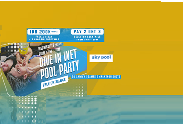 DEEP IN WET POOL PARTY The ONE Legian Hotel Badung (badung)