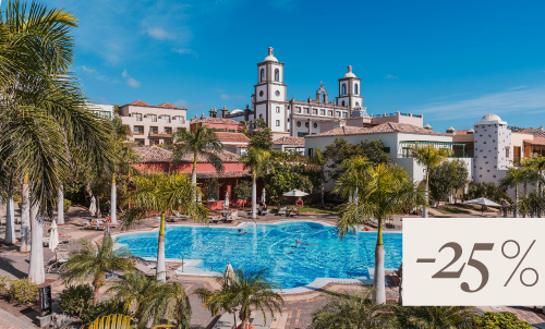 Book until January 31st 2025 and enjoy this special price for your next stay at your favourite Lopesan hotel. 

Only for new bookings made through our official websites or call center. Not combinable with other promotions and subject to availability. Price per person per night in double occupancy. (Half Board)