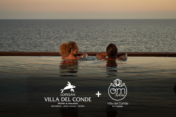 Complete your stay at Lopesan Villa del Conde Resort & Thalasso with relaxation and wellness for body and mind of sessions at OM Thalasso. An escape with disconnection guaranteed makes the perfect gift. Not combinable with other promotions and subject to availability. Minimum price per person per night in double occupancy.

*Resident, corporate and group discounts do not apply.
*Agencies and professionals commission not applicable.