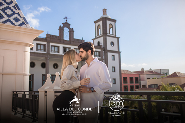 Waking up next to the person you love, feeling the warmth of their skin, sliding between the white sheets of your favourite hotel, and being able to whisper a tender "good morning" in their ear, is one of those pleasures that you can make a reality at Lopesan Villa del Conde, thanks to the special experiences that we propose to celebrate Valentine's Day.